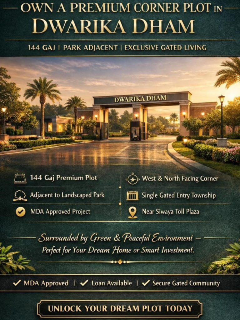 Plots for sale in Dwarka Dham Modipuram